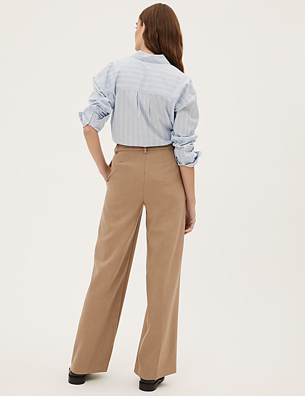 Marl Wide Leg Trousers