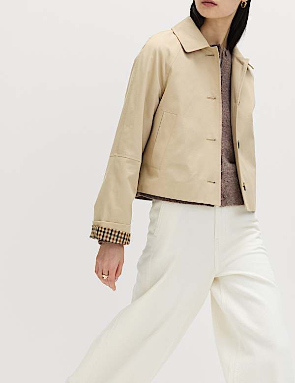 Pure Cotton Short Car Coat - PL