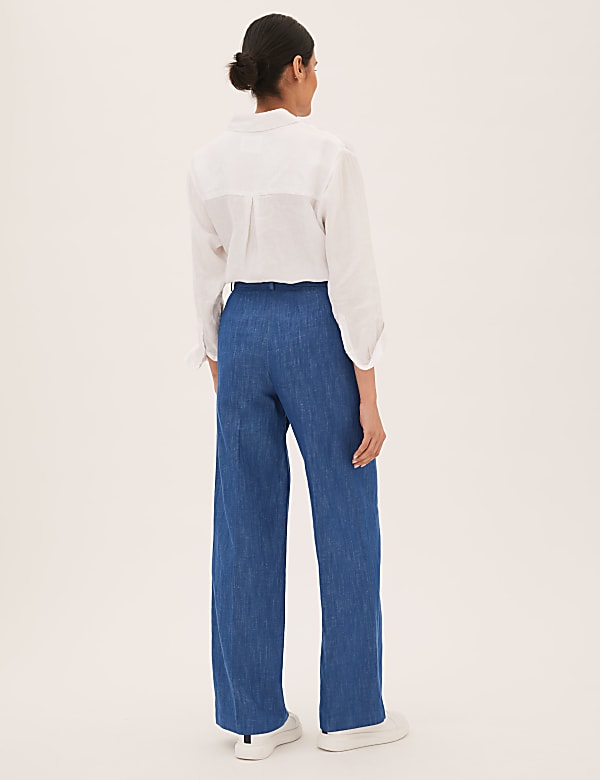 Cotton Mix Plain Regular Fit Palazzo