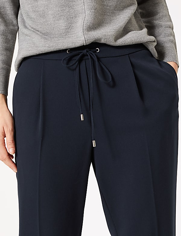 Drawstring Tapered Ankle Grazer Trouser