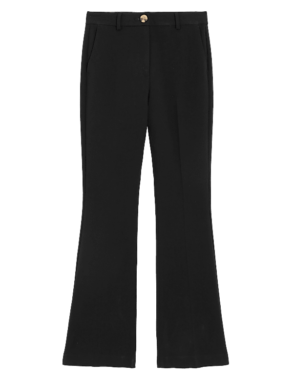 Slim Fit Flared Trousers