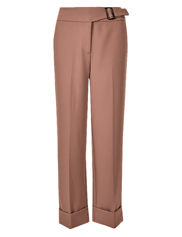 Wide Leg Ankle Grazer Trousers