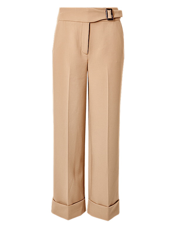 Wide Leg Ankle Grazer Trousers