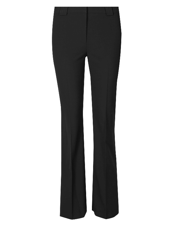 4 Way Stretch Slim Bootcut Trousers