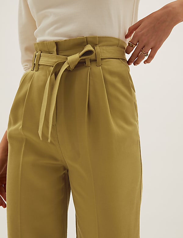 Pure Tencel™ Utility Tapered Trousers