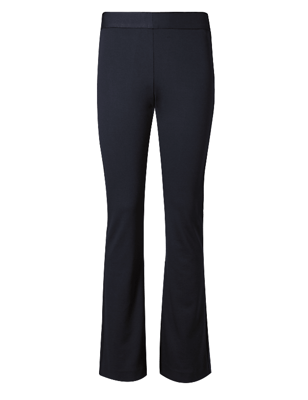 Jersey Slim Fit Flare Trousers