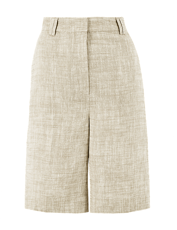 Tailored Linen Shorts
