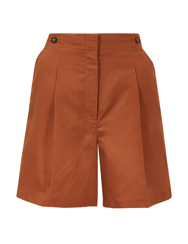 Linen Blend Shorts