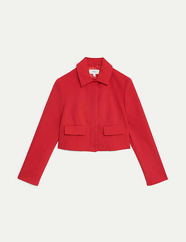 Collared Short Tailored Jacket - IS