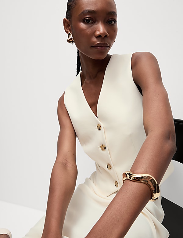Gilet de costume à coupe droite et ajustée - CH