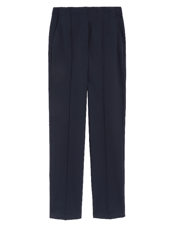 Jersey Straight Leg Trousers