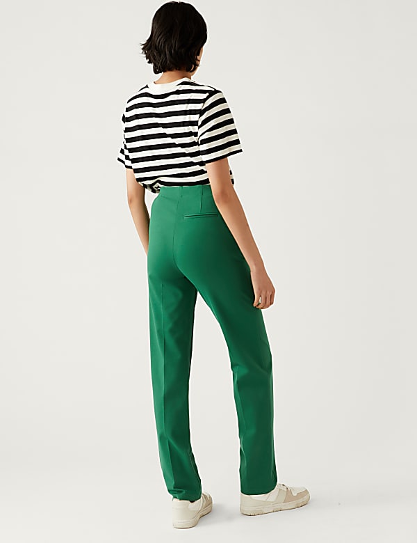 Jersey Straight Leg Trousers
