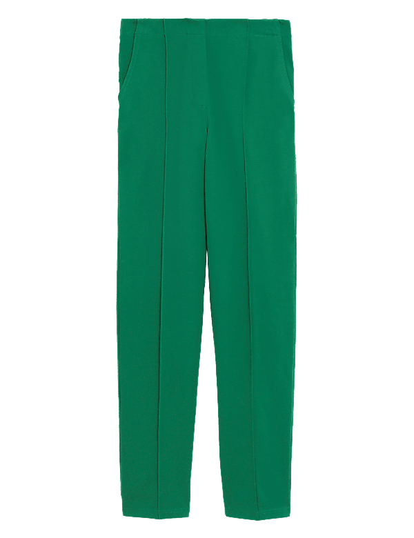 Jersey Straight Leg Trousers