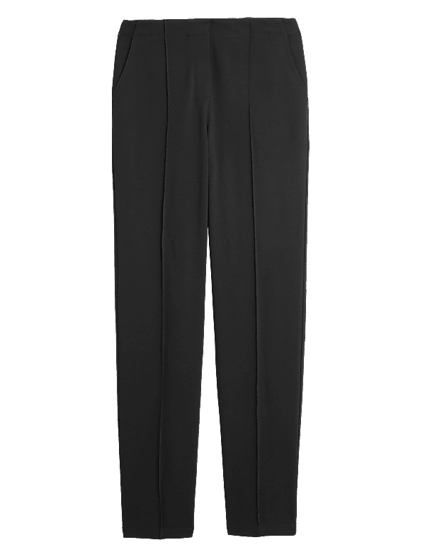 Jersey Straight Leg Trousers