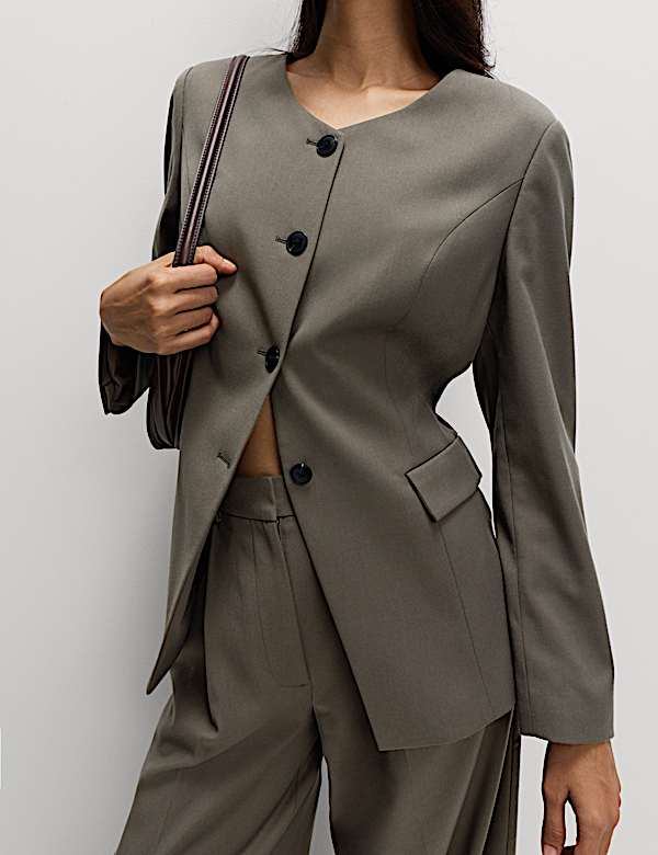 Collarless Jacket - ES
