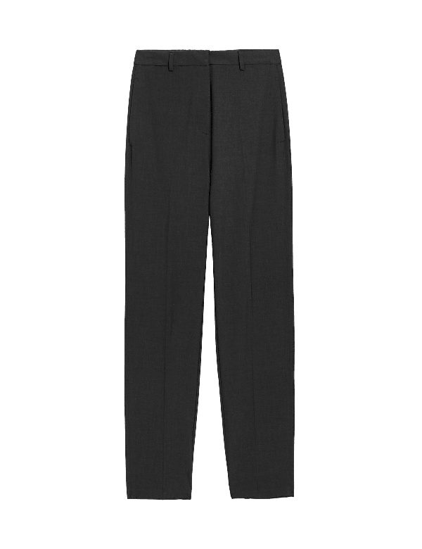 Straight Leg Trousers with Stretch
