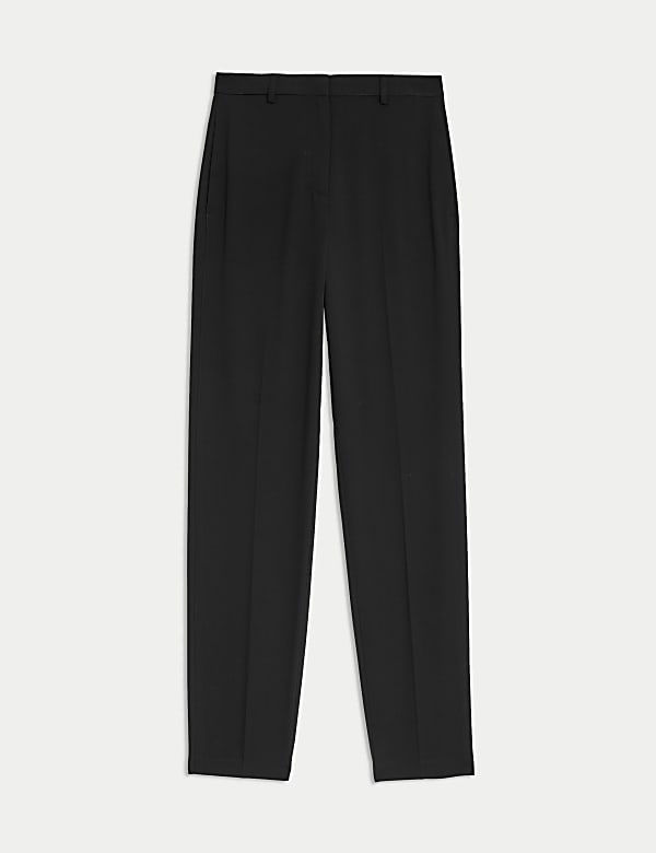 Straight Leg Trousers with Stretch - CN