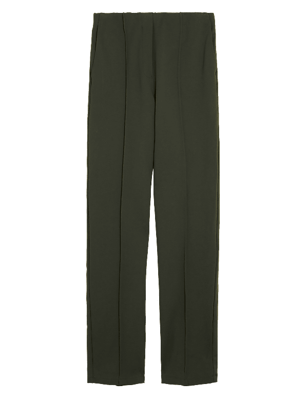 Jersey Straight Leg Trousers