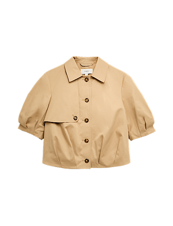 Pure Cotton Balloon Sleeve Jacket