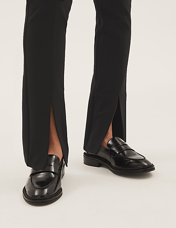 Split Front Skinny Trousers