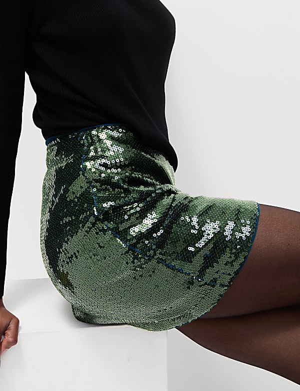 Glitter skirt m&s clearance
