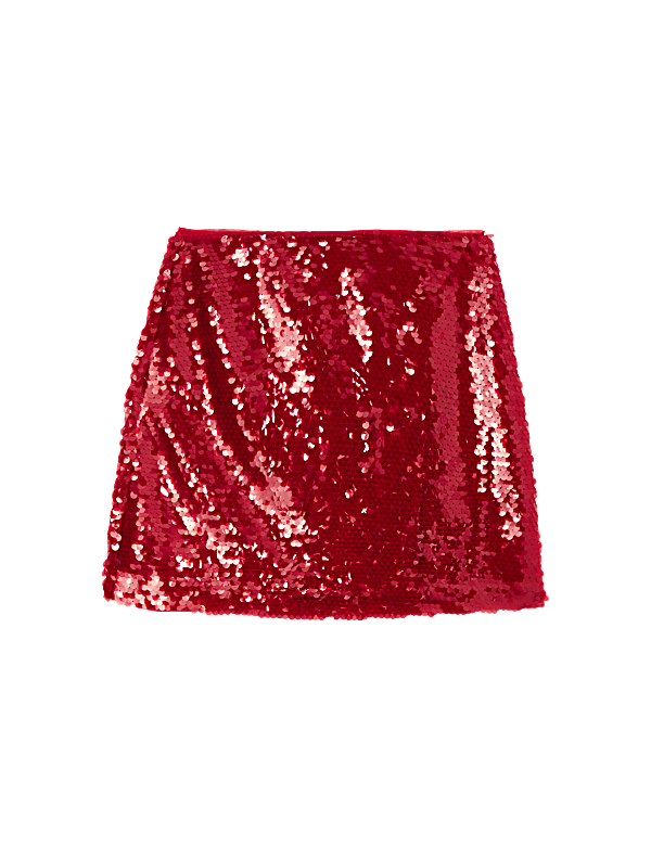 Sequin Mini Skirt