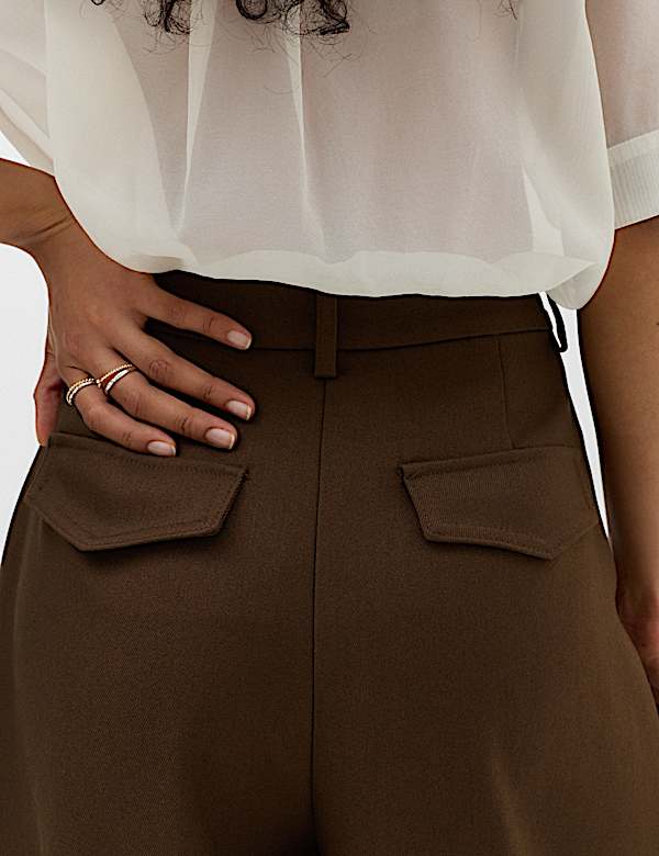 Barrel Leg Trousers