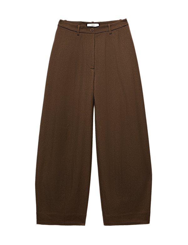 Barrel Leg Trousers