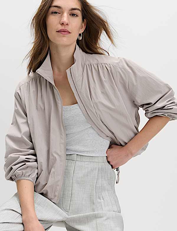 Pleat Front Wide Leg Palazzo Trousers - NO