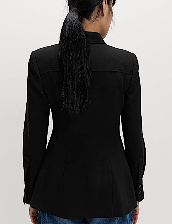 Tailored Cinched Waist Blazer - BG