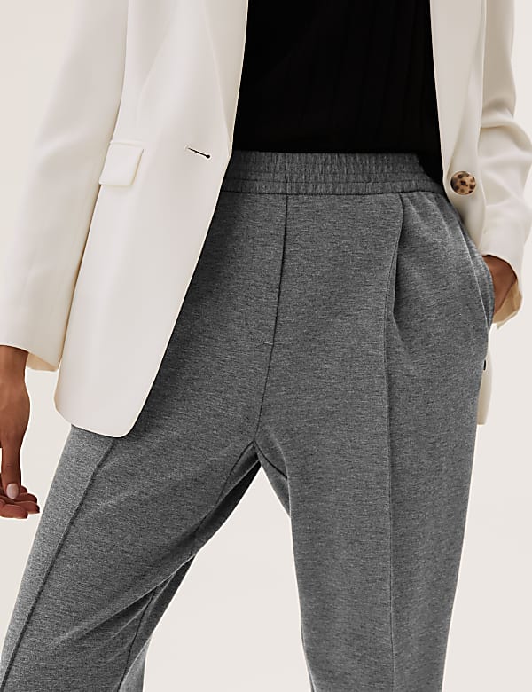Jersey Tapered Ankle Grazer Trousers