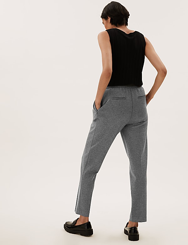 Jersey Tapered Ankle Grazer Trousers