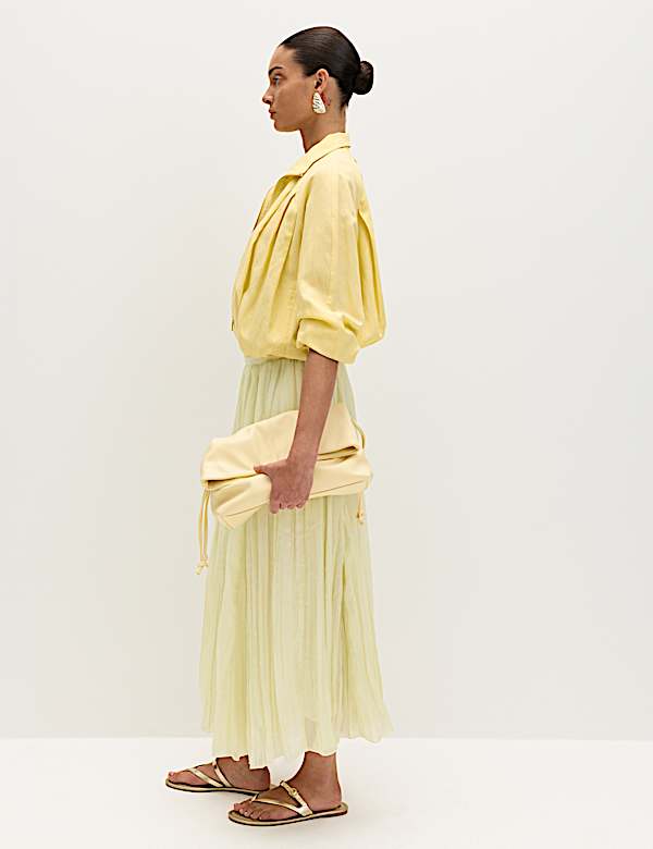 Blouson d'aviateur en lyocell avec lin - BE