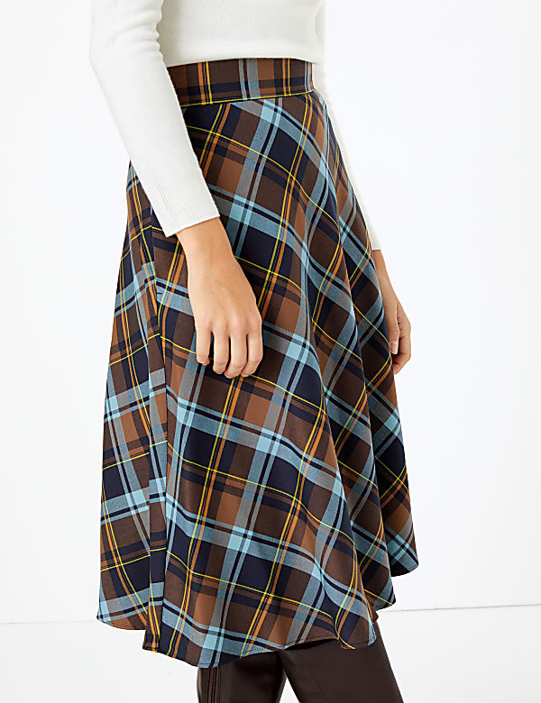 Ladies check skirts outlet