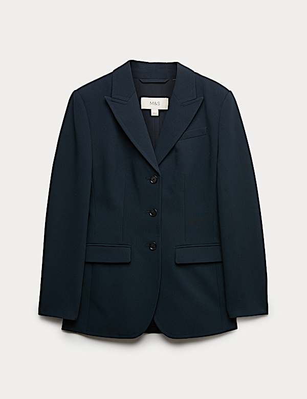 3 Button Cinched Single Breasted Blazer - BE