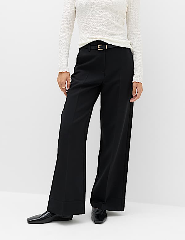 Belted Straight Leg Trousers - JO