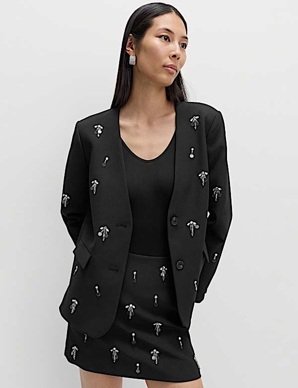 Minirok met versiersels - NL