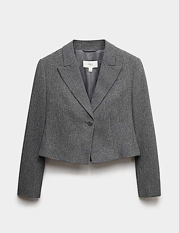 Metallic Cropped Jacket - NZ