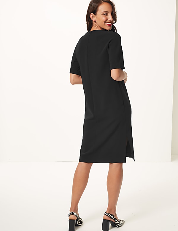 Short Sleeve Shift Dress