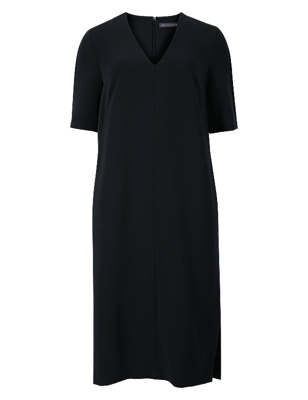 Short Sleeve Shift Dress