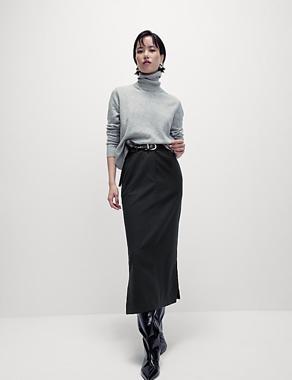 Navy blue skirt m&s deals