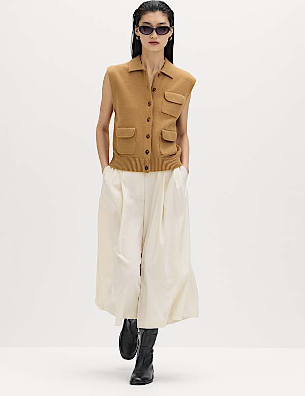 Pleat Front Culottes - BN