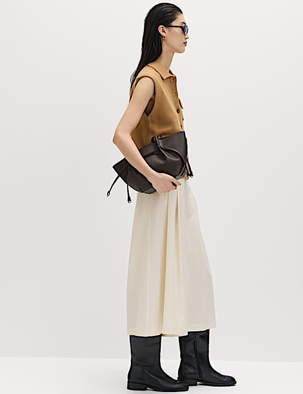 Pleat Front Culottes - BN