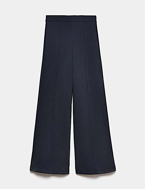 Premium Jersey Seam Detail Wide Leg Trousers - CZ