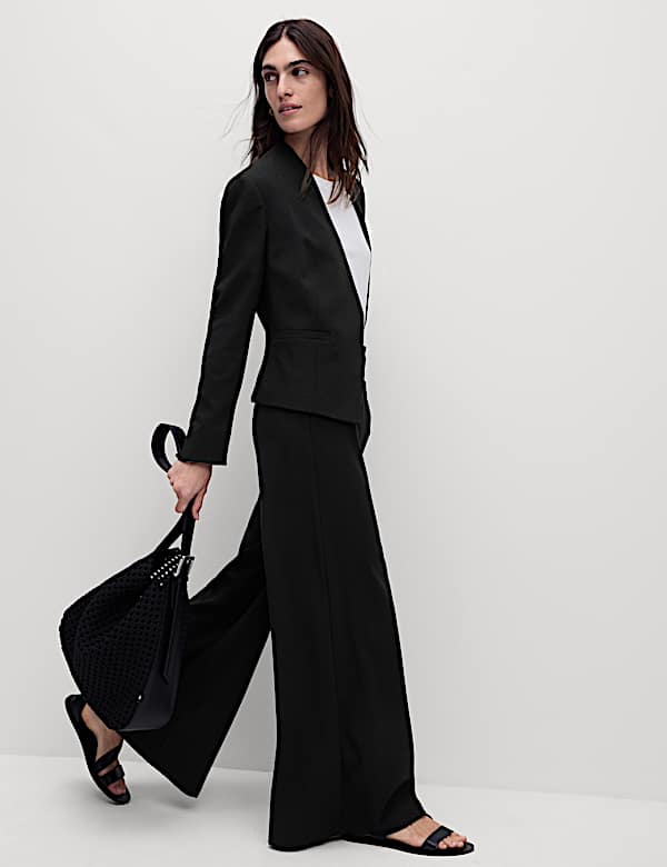 Collarless Blazer