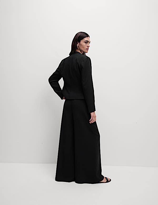Collarless Blazer