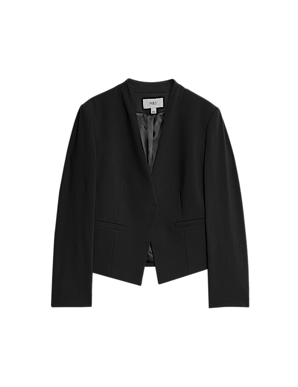 Collarless Blazer