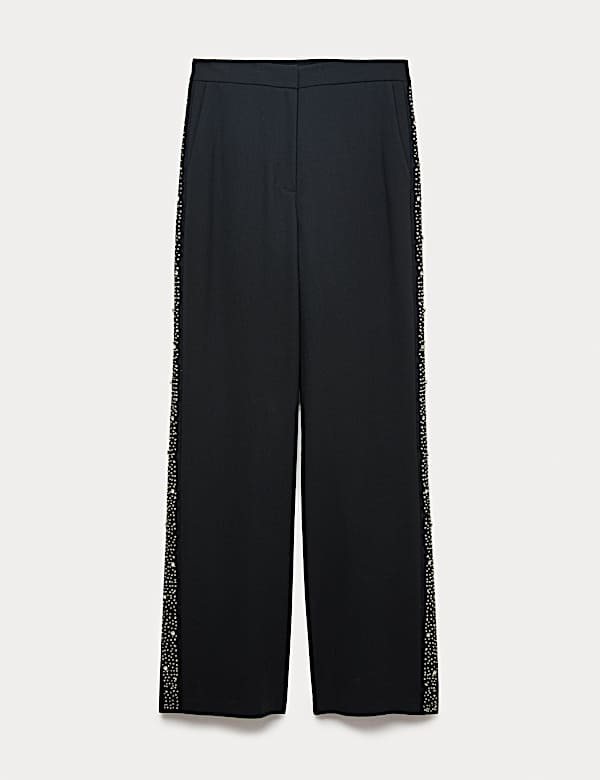 Embellished Side Stripe Trousers - JP