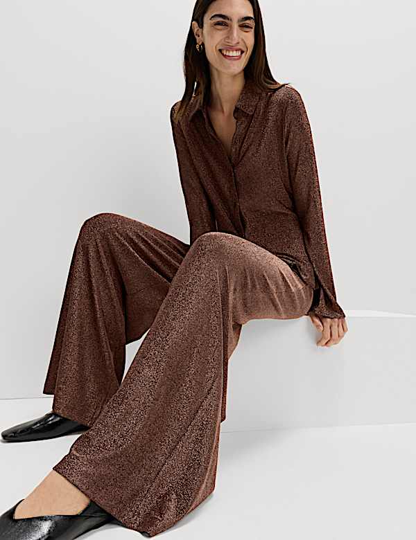 Sparkly Palazzo Trousers