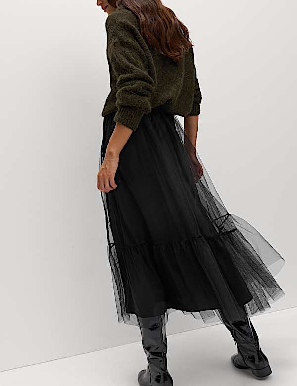 Tulle Maxi Skirt - BN